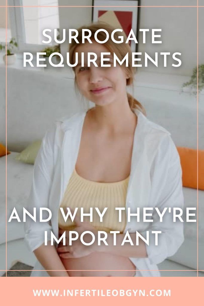 Pregnant woman acting as surrogate after meeting requirements