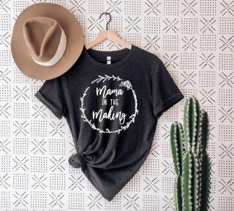 Black Mama in the Making surrogacy shirt