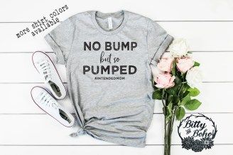 Light grey No Bump Still Pumped Shirt